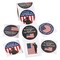 4th of July Veteran Support Patriotic Paper Stickers 1 1/2" 100 Ct.